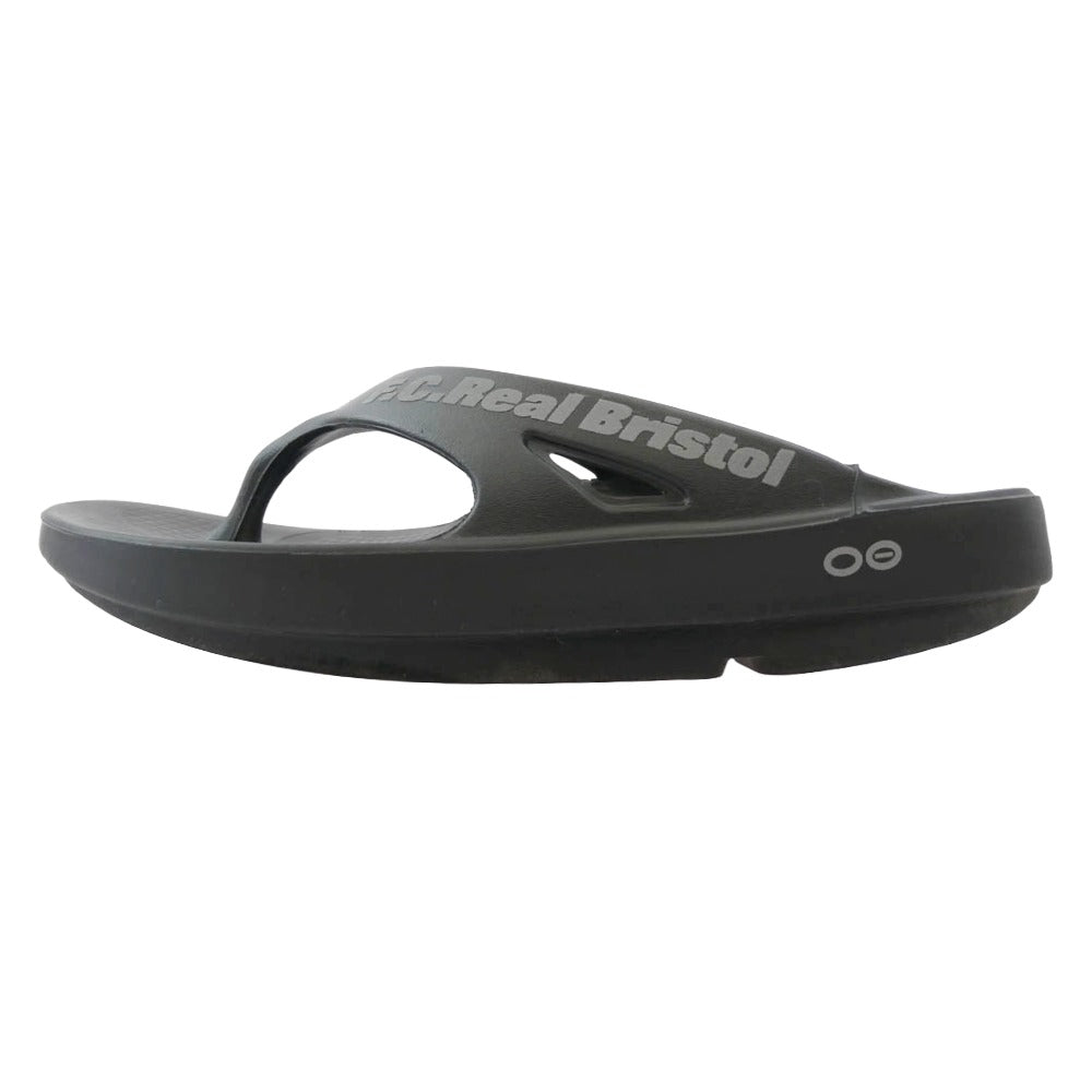 F.C.R.B. エフシーアールビー F.C.Real Bristol × OOFOS ウーフォス スライド サンダル ブラック系 41【中古】