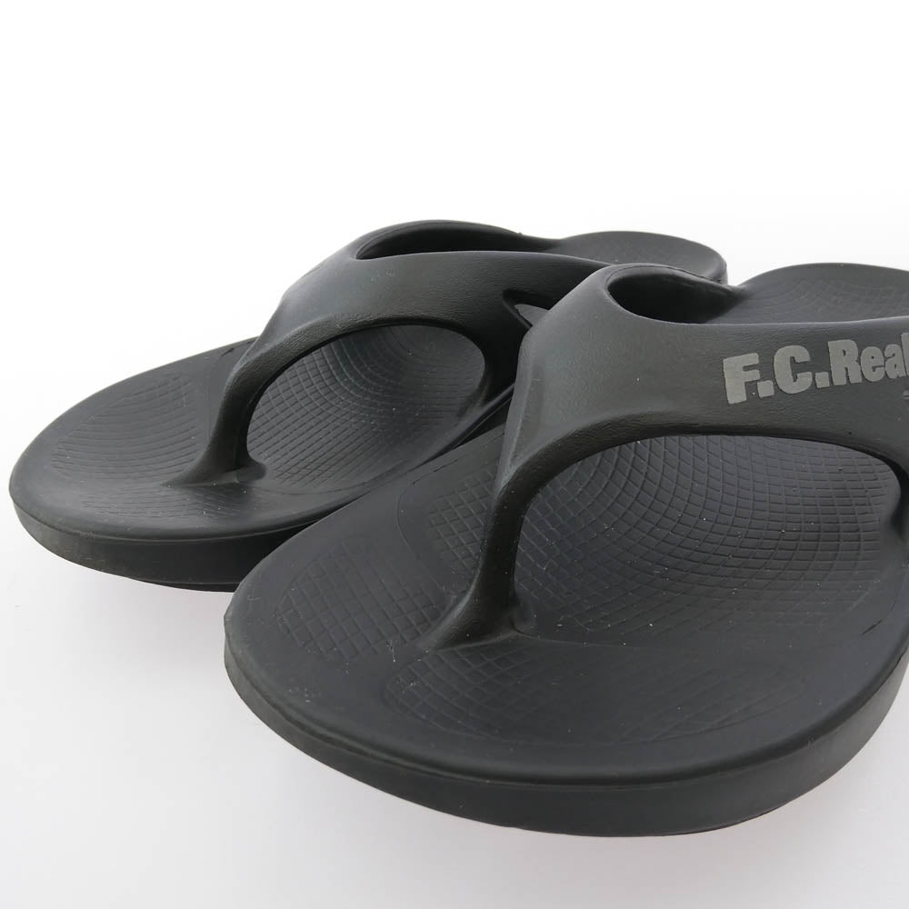 F.C.R.B. エフシーアールビー F.C.Real Bristol × OOFOS ウーフォス スライド サンダル ブラック系 41【中古】