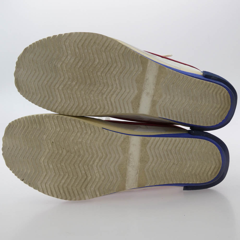 NIKE ナイキ DQ0581-100 × sacai サカイ Zoom Cortez White and University Red ズーム コルテッツ ユニバーシティレッド スニーカー ホワイト系 レッド系 ブルー系 27cm【中古】