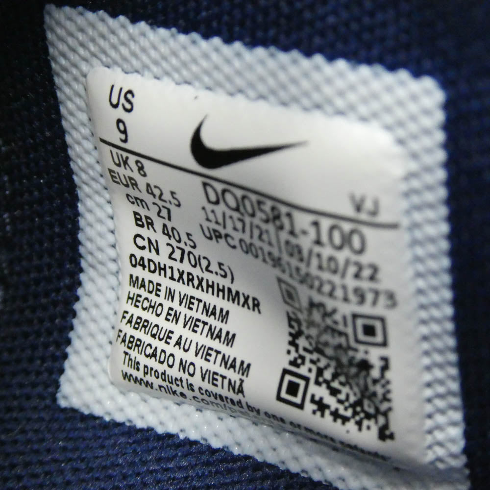 NIKE ナイキ DQ0581-100 × sacai サカイ Zoom Cortez White and University Red ズーム コルテッツ ユニバーシティレッド スニーカー ホワイト系 レッド系 ブルー系 27cm【中古】