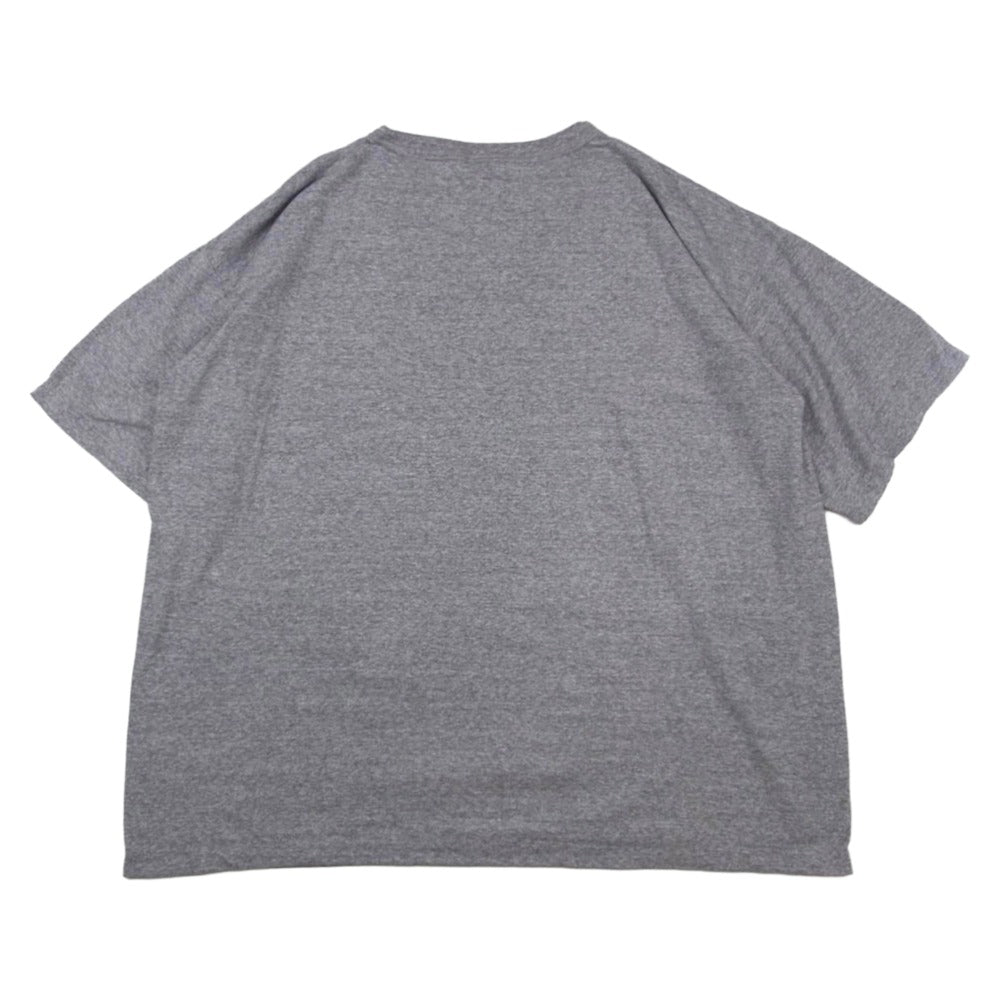 SAINT MICHAEL セントマイケル 25SS SM-HR8-0000-087 S/S SAINT Tee ロゴプリント 半袖 Tシャツ カットソー グレー系 XL【中古】