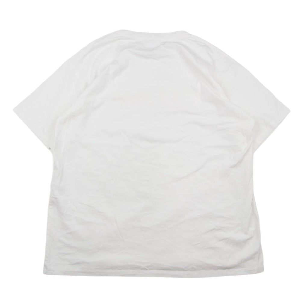 CELINE セリーヌ 22SS 2X10B671Q グラデーション ロゴ 半袖 Tシャツ カットソー ホワイト系 L【中古】