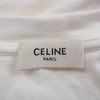 CELINE セリーヌ 22SS 2X10B671Q グラデーション ロゴ 半袖 Tシャツ カットソー ホワイト系 L【中古】