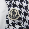 MONCLER モンクレール 23AW I209U8D00003 × FRAGMENT FRGMT フラグメント 千鳥柄切替 長袖 ロングスリーブ Tシャツ カットソー ホワイト系 L【中古】