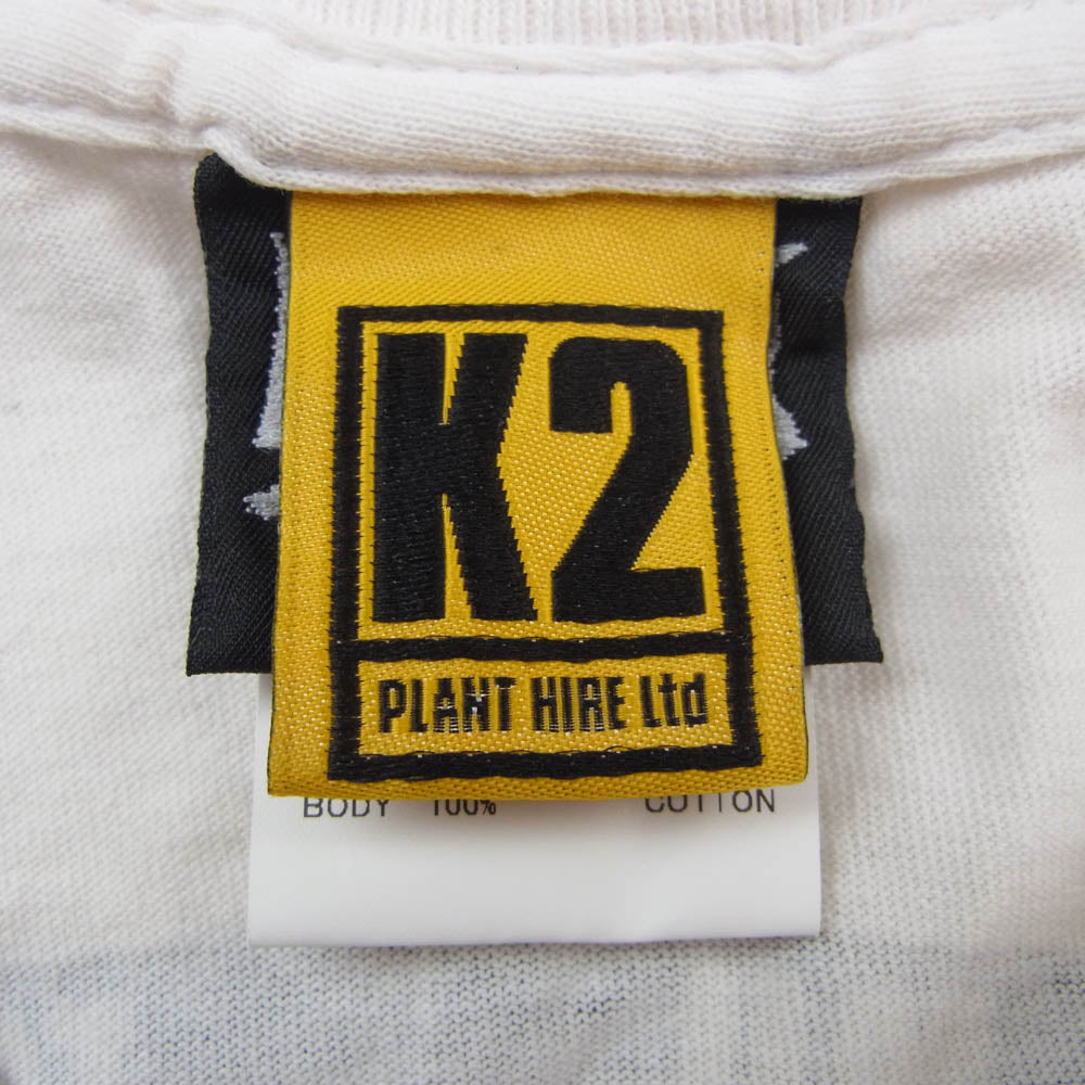 SAINT MICHAEL セントマイケル SM-HR1-0000-C05 KLF LS TEE ロングスリーブ 汚れ加工 長袖 Tシャツ カットソー ロンT オフホワイト系 L【中古】