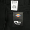 カリフォークス × Dickies 874 Embroidery W-Chain ディッキーズ エンブロイダリー チェーン刺繍 ワーク パンツ ブラック系 34X30【極上美品】【中古】