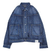 NEIGHBORHOOD ネイバーフッド 24SS 241SPNH-JKM04 WASHED LIGHTWEIGHT DENIM JACKET ペンキ加工 ウォッシュド ライトウェア デニム ジャケット インディゴブルー系 XL【中古】