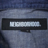 NEIGHBORHOOD ネイバーフッド 24SS 241SPNH-JKM04 WASHED LIGHTWEIGHT DENIM JACKET ペンキ加工 ウォッシュド ライトウェア デニム ジャケット インディゴブルー系 XL【中古】