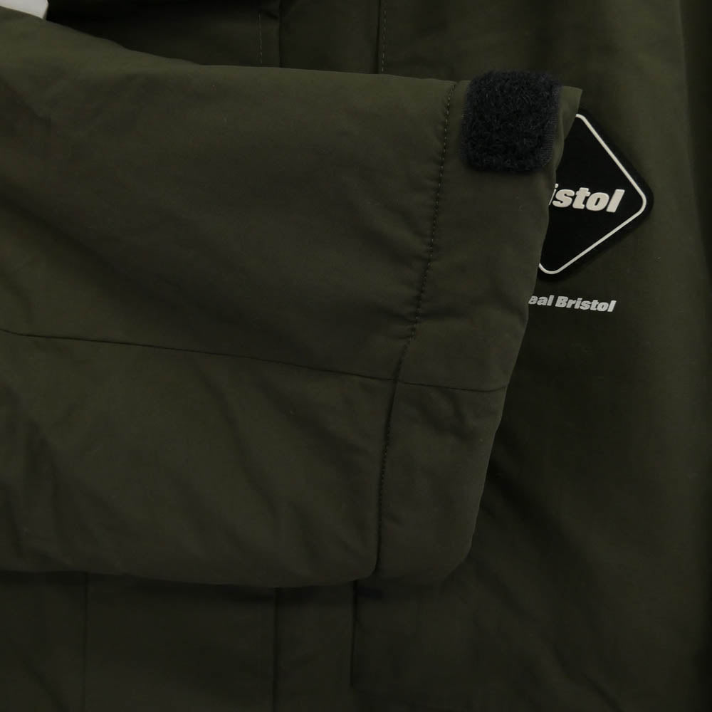 F.C.R.B. エフシーアールビー 24AW FCRB-242050 F.C.Real Bristol PADDED BENCH COAT パデッド ベンチ 中綿コート カーキ系 L【極上美品】【中古】