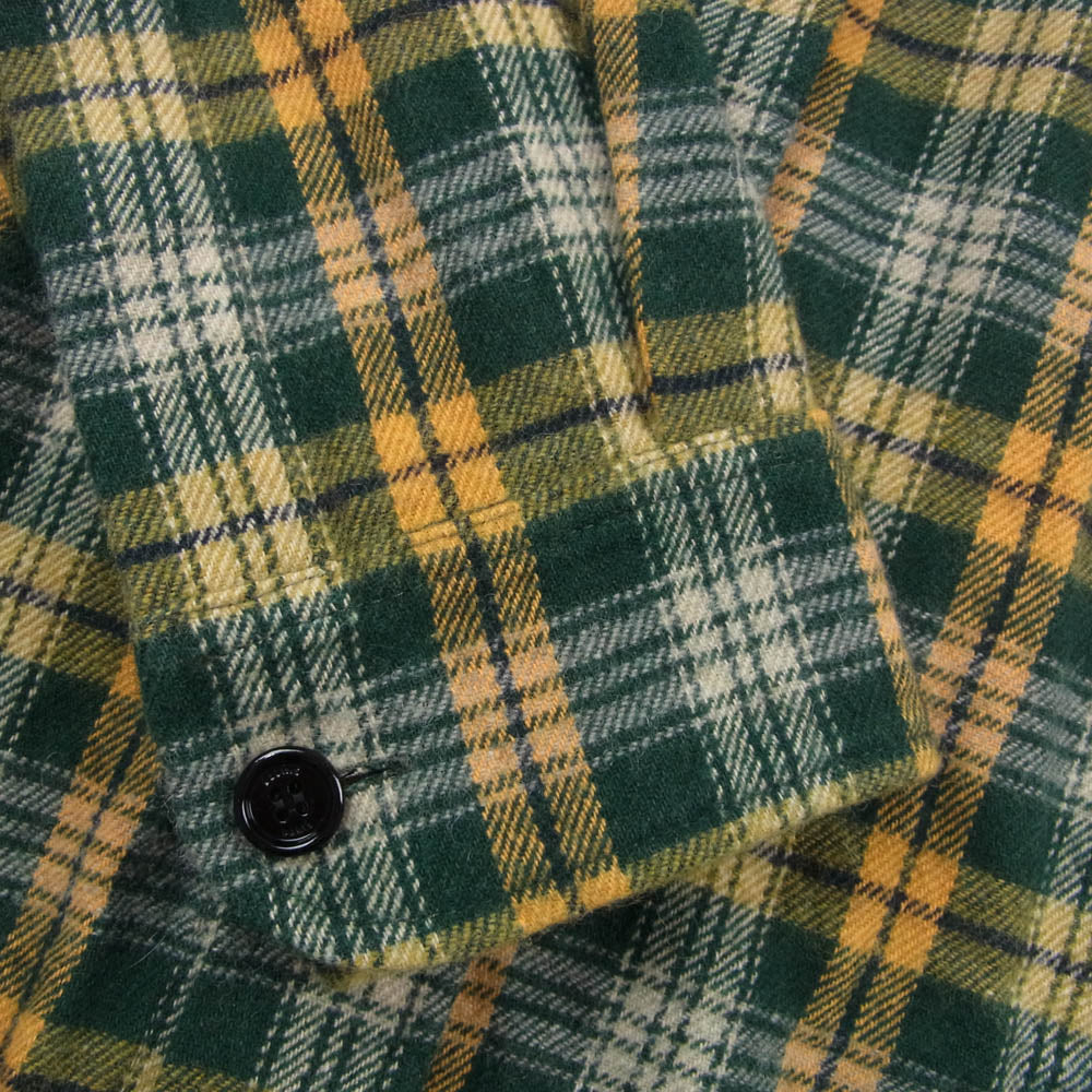 CELINE セリーヌ 22AW 2C574954R ルーズランバージャック チャック 長袖 シャツ グリーン系 37【中古】