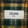 CELINE セリーヌ 22AW 2C574954R ルーズランバージャック チャック 長袖 シャツ グリーン系 37【中古】