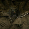 ALPHA アルファ 20094-276 N-3B FLIGHT JACKET フライト ジャケット カーキ系 M【中古】
