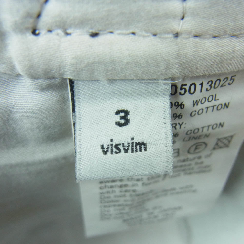 VISVIM ビズビム 16SS 0116105013025 GRANGER VEST VINTAGE NEP グレンジャー ベスト ヴィンテージ ネップ ブラック系 3【中古】