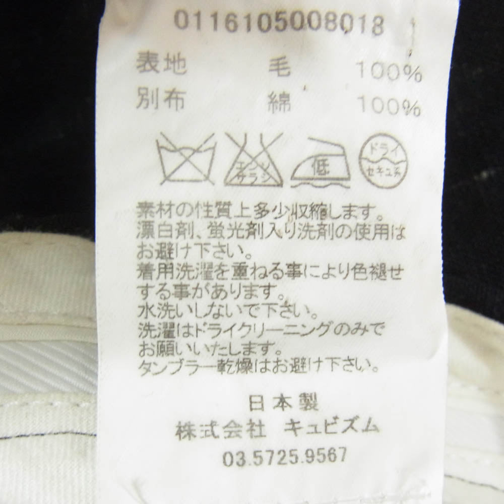 VISVIM ビズビム 16SS 0116105008018 HIGH WATER SLACKS VINTAGE NEP ハイウォーター スラックス パンツ ヴィンテージネップ ブラック系 3【中古】