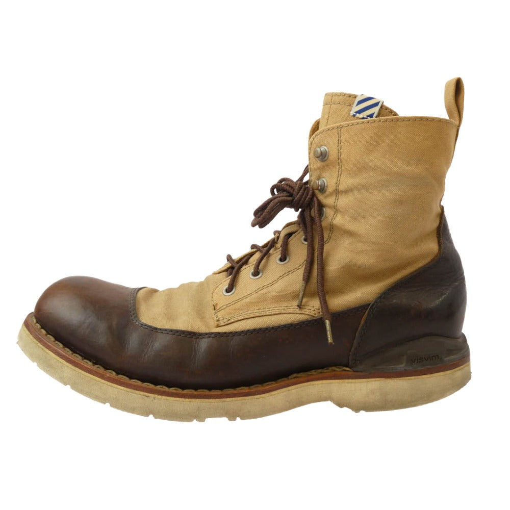 VISVIM ビズビム veritus folk ベリタス ブーツ ベージュ系 ブラウン系 US10【中古】