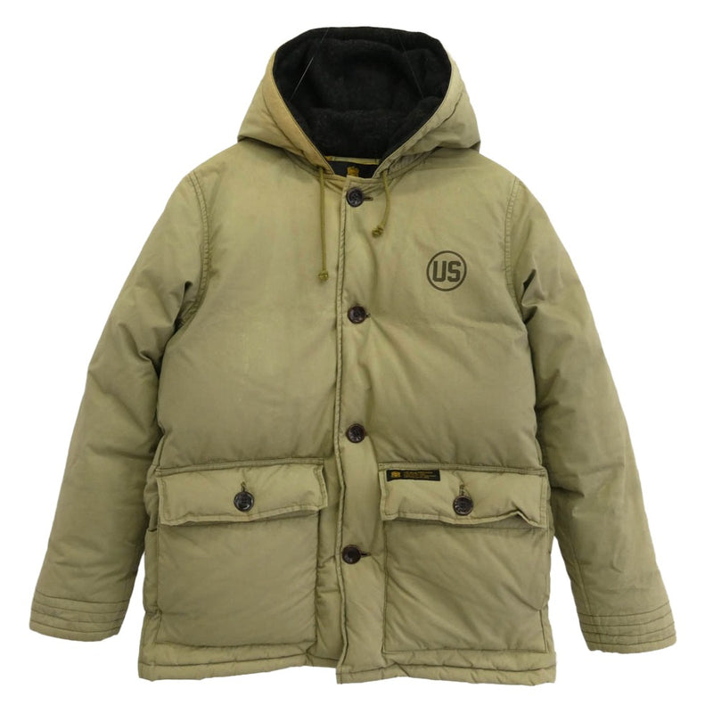 NEIGHBORHOOD ネイバーフッド 15AW 152TSNH-JKM02 MIL DOWN/C-JKT ダウン ジャケット カーキ系 M【中古】