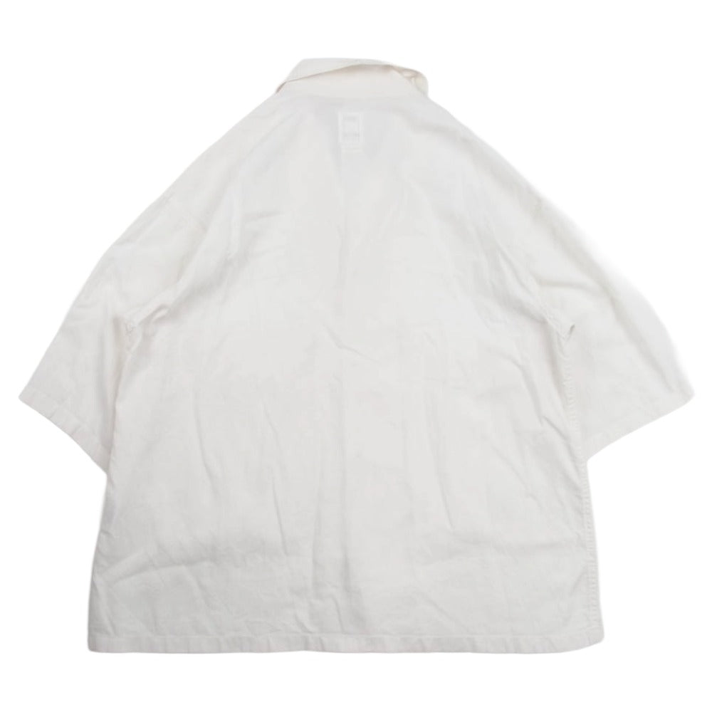 VISVIM ビズビム 19SS 0119105011017 CORNET SHIRT S/S コルネット オープンカラー ショートスリーブ 半袖 シャツ ホワイト系 2【中古】