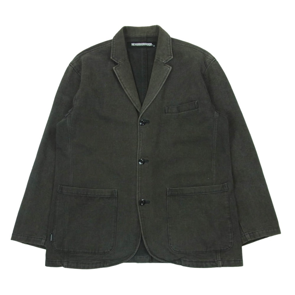 NEIGHBORHOOD ネイバーフッド 20AW 202SPNH-JKM01 SERVICE C-JKT 3B テーラード ジャケット 日本製 グレー系 M【中古】