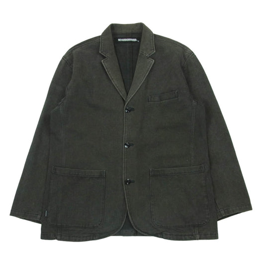 NEIGHBORHOOD ネイバーフッド 20AW 202SPNH-JKM01 SERVICE C-JKT 3B テーラード ジャケット 日本製 グレー系 M【中古】