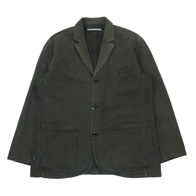 NEIGHBORHOOD ネイバーフッド 20AW 202SPNH-JKM01 SERVICE C-JKT 3B テーラード ジャケット 日本製 グレー系 M【中古】