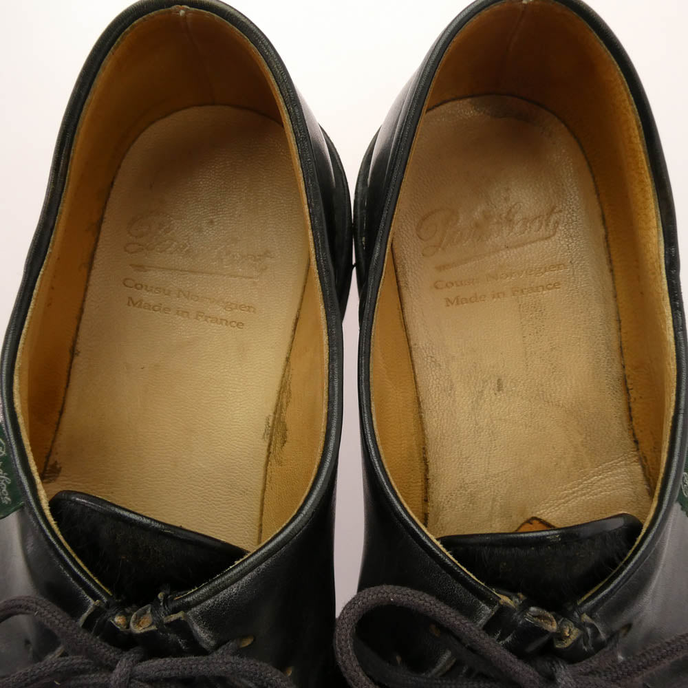 Paraboot パラブーツ 8731 MICHAEL ミカエル ファー チロリアン シューズ ブラック系 41【中古】