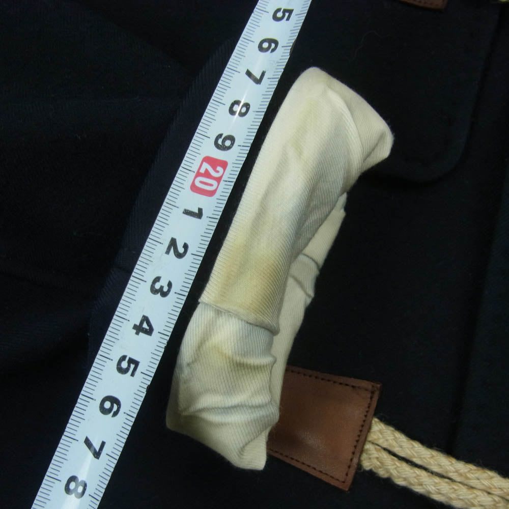 VISVIM ビズビム VS0001571 COMMODORE COAT WOOL WINDSTOPPER メルトン ダッフル コート ダークネイビー系 M【中古】