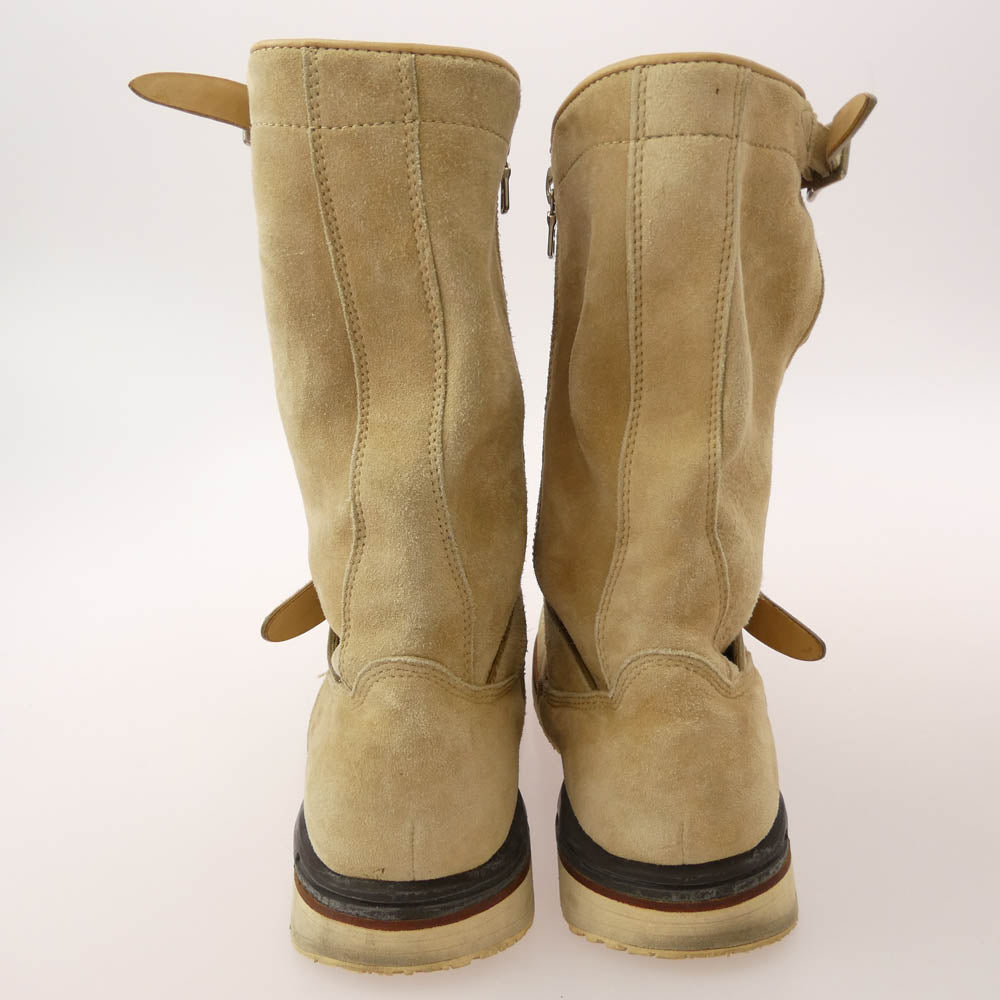 VISVIM ビズビム T.W.O. BOOTS-FOLK エンジニア ブーツ ベージュ系 US10【中古】