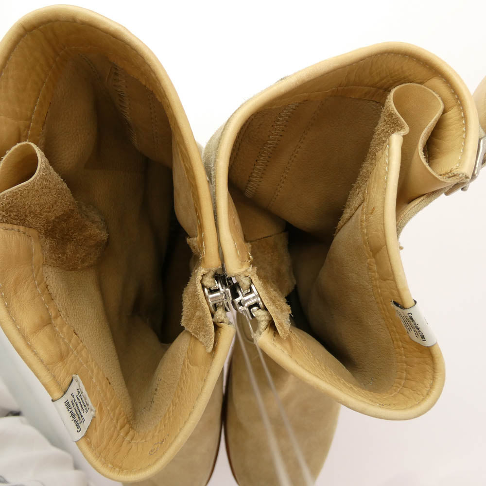 VISVIM ビズビム T.W.O. BOOTS-FOLK エンジニア ブーツ ベージュ系 US10【中古】