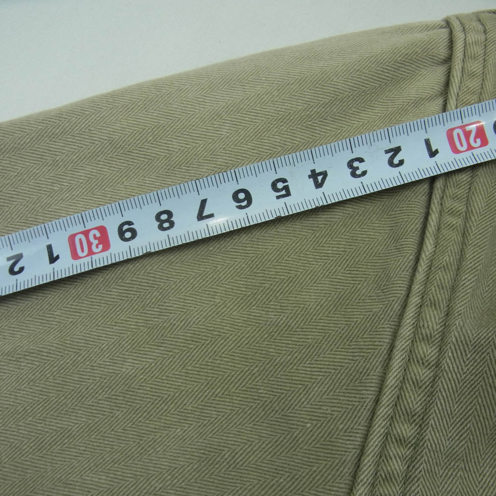 VISVIM ビズビム 15SS 0115105013018 TOWNSEND COAT PRIME HERRINGBONE タウンゼント プライム ミリタリー フーデッド モッズ コート カーキ系 グレイッシュオリーブ系 1【中古】