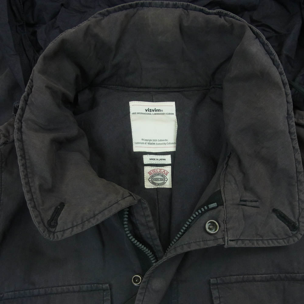 VISVIM ビズビム 18SS 0118105013024 M-65 BICKLE ビックル ミリタリー ジャケット 日本製 ネイビー系 2【中古】