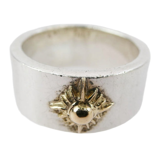 ARIZONA FREEDOM アリゾナフリーダム R-13b 太陽神 K18 プレーン シルバーリング シルバー系 18.5号【中古】