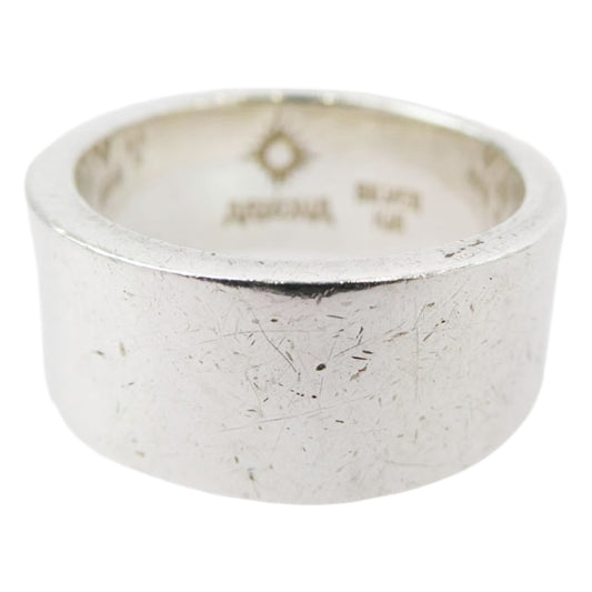 ARIZONA FREEDOM アリゾナフリーダム R-13b 太陽神 K18 プレーン シルバーリング シルバー系 18.5号【中古】