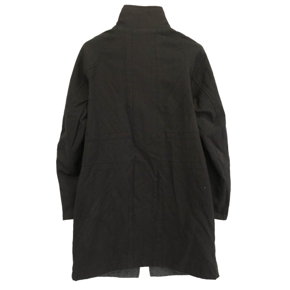 FRED PERRY フレッドペリー F2397 リバーシブル ハリントンマック ウール コート グレー系 S【中古】