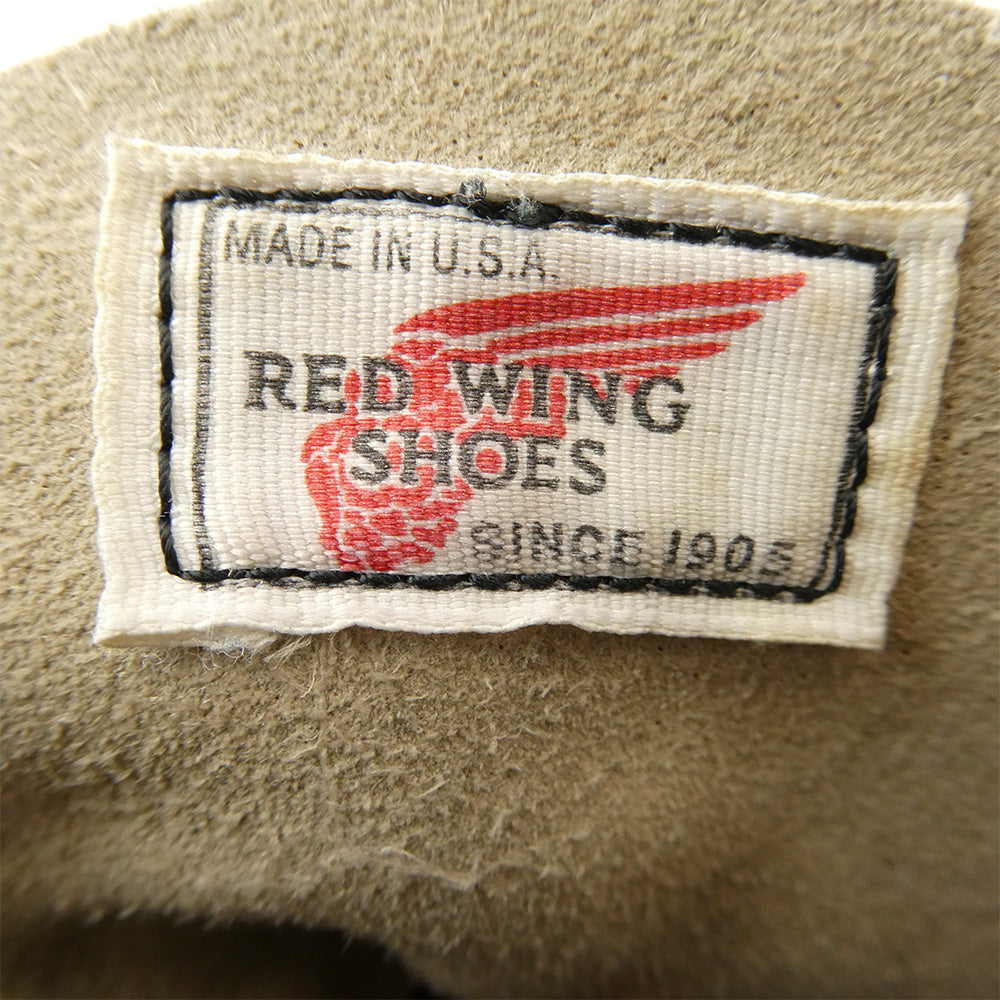 RED WING レッドウィング 8118 SUPERSOLE スーパーソール プリント羽タグ モックトゥ サンドスエード ブーツ ベージュ系 8【中古】