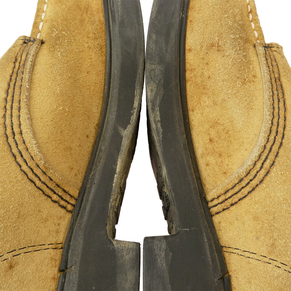 RED WING レッドウィング 8118 SUPERSOLE スーパーソール プリント羽タグ モックトゥ サンドスエード ブーツ ベージュ系 8【中古】
