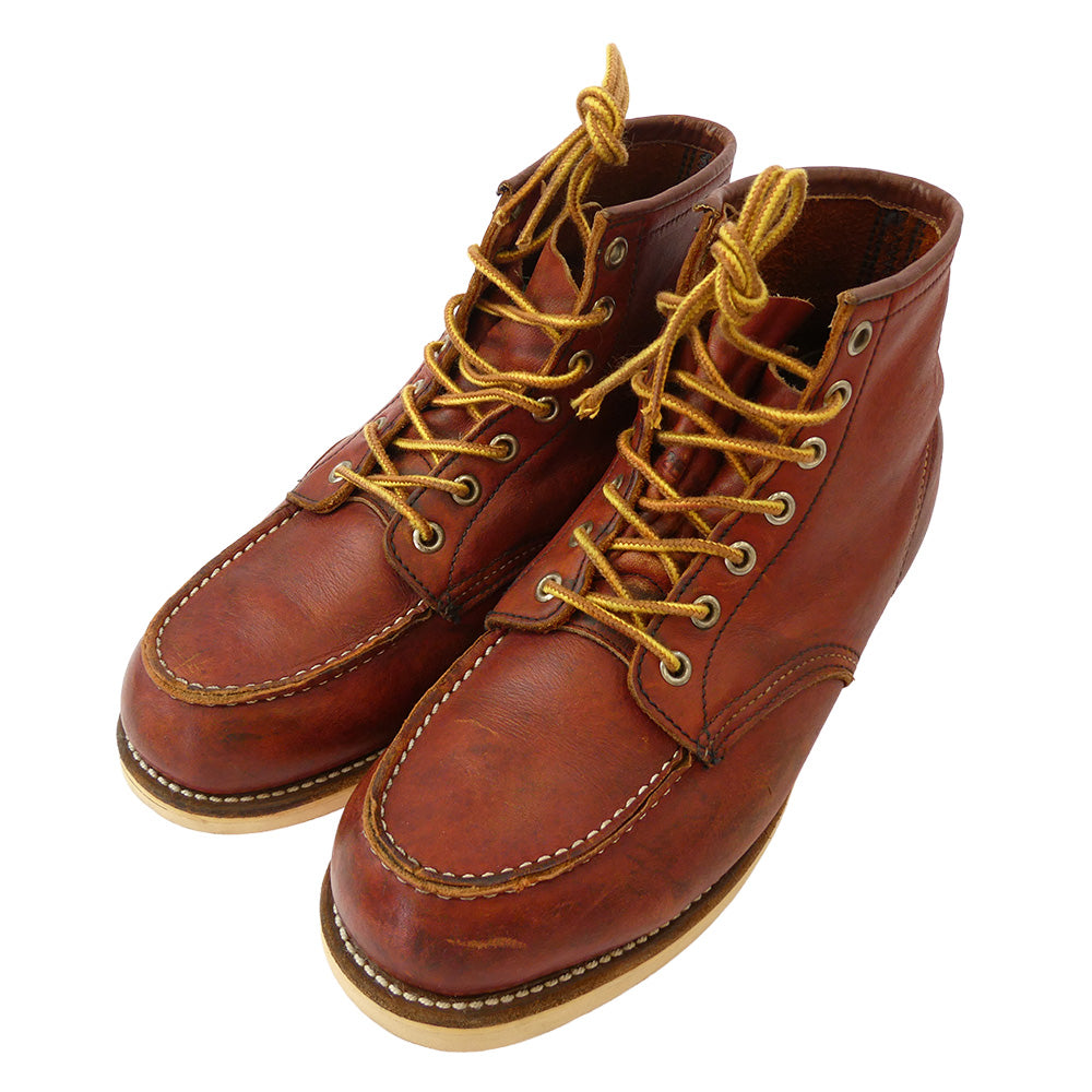 RED WING レッドウィング 875 90s 半円犬タグ IRISH SETTER アイリッシュセッター CLASSIC MOC ブーツ ライトブラウン系 8【中古】
