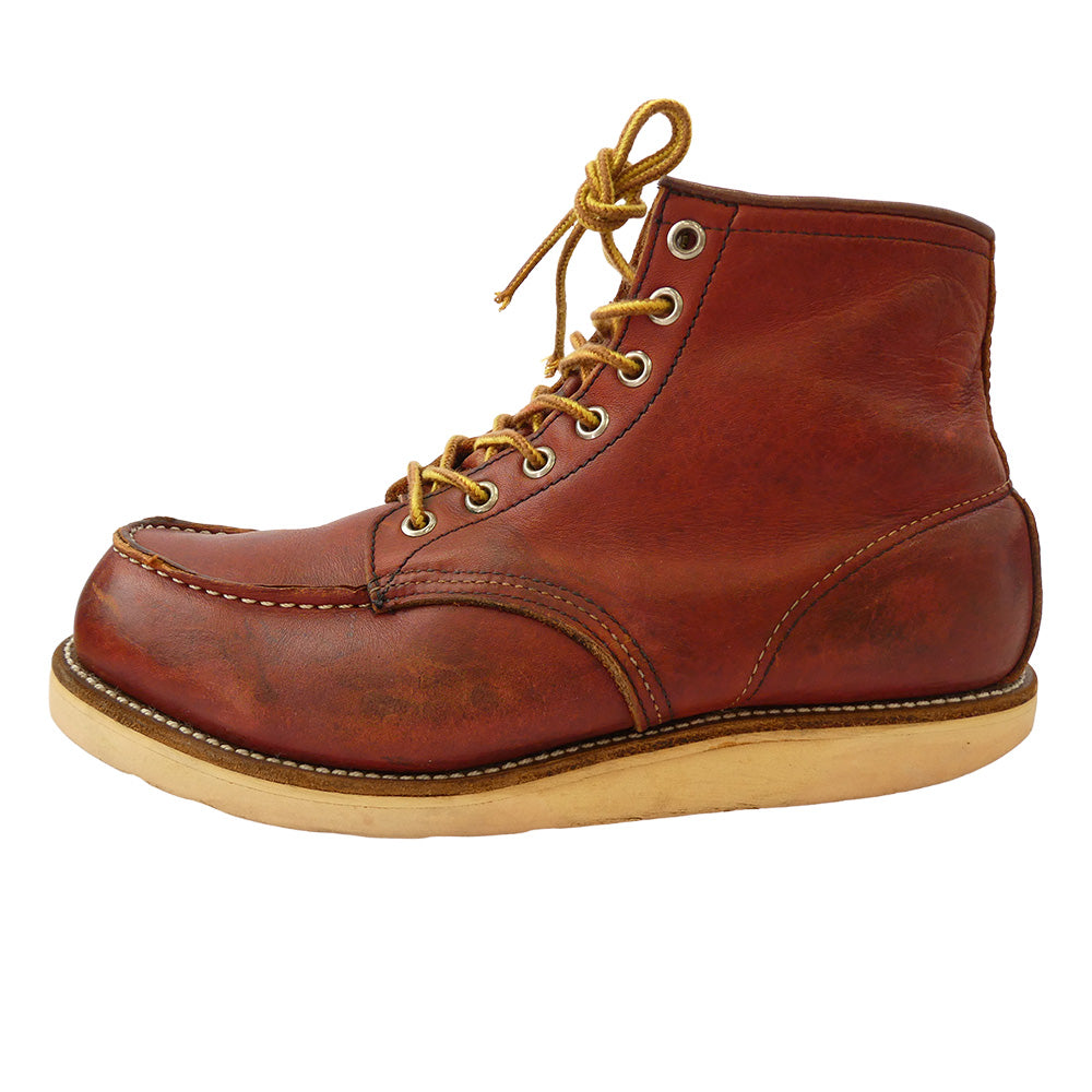 RED WING レッドウィング 875 90s 半円犬タグ IRISH SETTER アイリッシュセッター CLASSIC MOC ブーツ ライトブラウン系 8【中古】