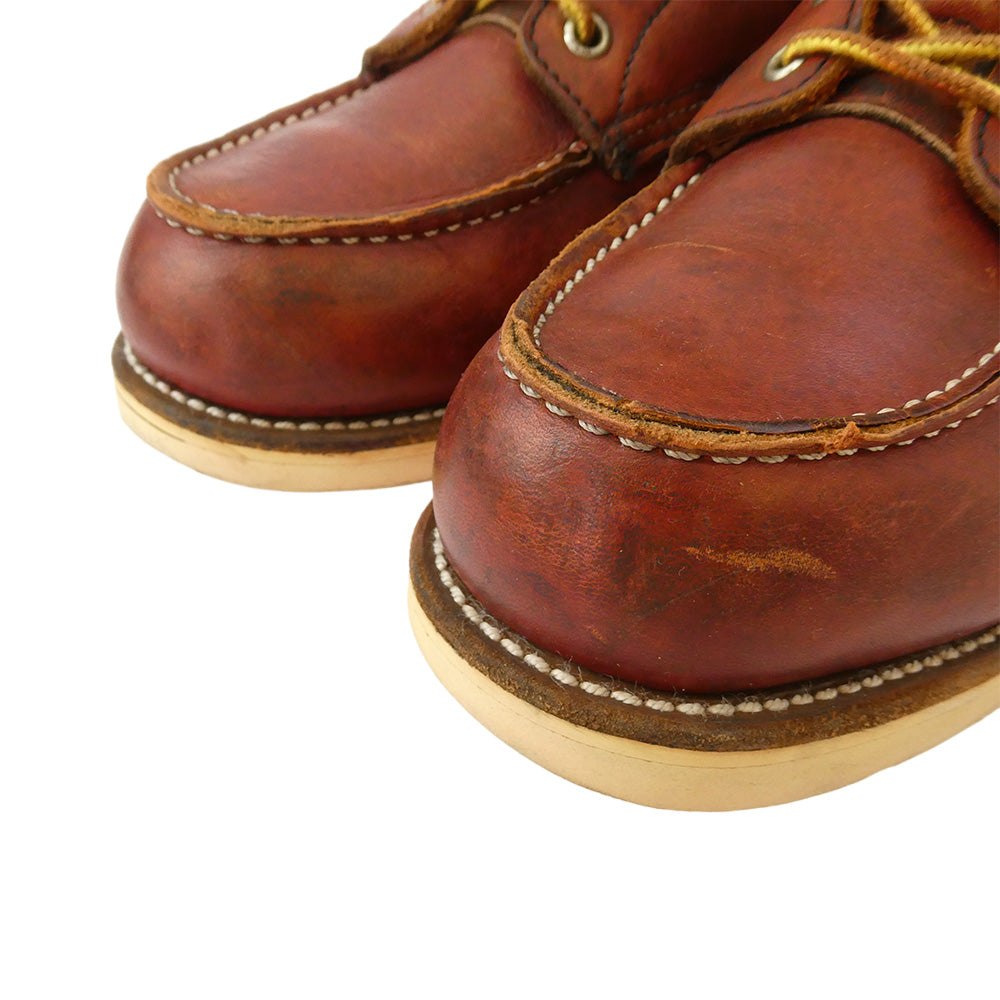 RED WING レッドウィング 875 90s 半円犬タグ IRISH SETTER アイリッシュセッター CLASSIC MOC ブーツ ライトブラウン系 8【中古】
