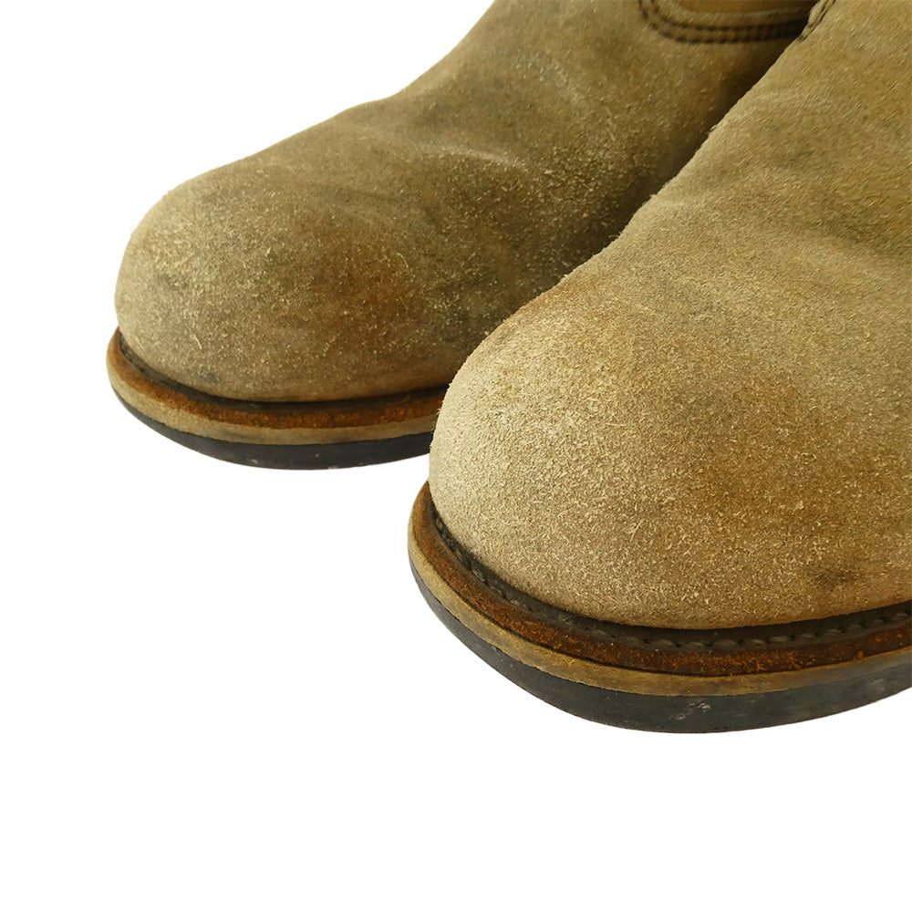 RED WING レッドウィング 8268 ENGINEER BOOTS スエード エンジニアブーツ ベージュ系 9【中古】