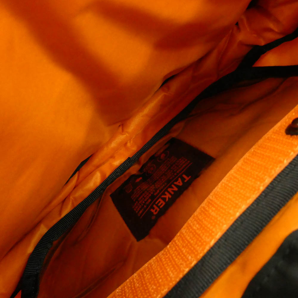 PORTER ポーター 622-08633 TANKER SLING BAG W zip(L) タンカー スリング バッグ ブラック系 オレンジ系【極上美品】【中古】