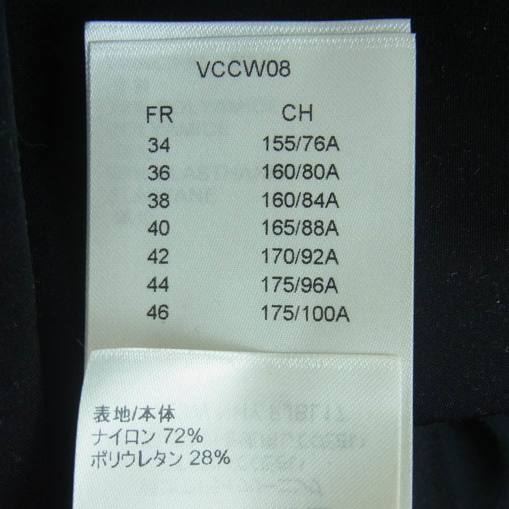 LOUIS VUITTON ルイ・ヴィトン 1A7VTN モノグラム ペプラム ノースリーブ ブラウス イタリア製 ブラック系 34【新古品】【未使用】【中古】