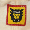 HUMAN MADE ヒューマンメイド 刺繍 カバーオール ジャケット オフホワイト系 L【中古】
