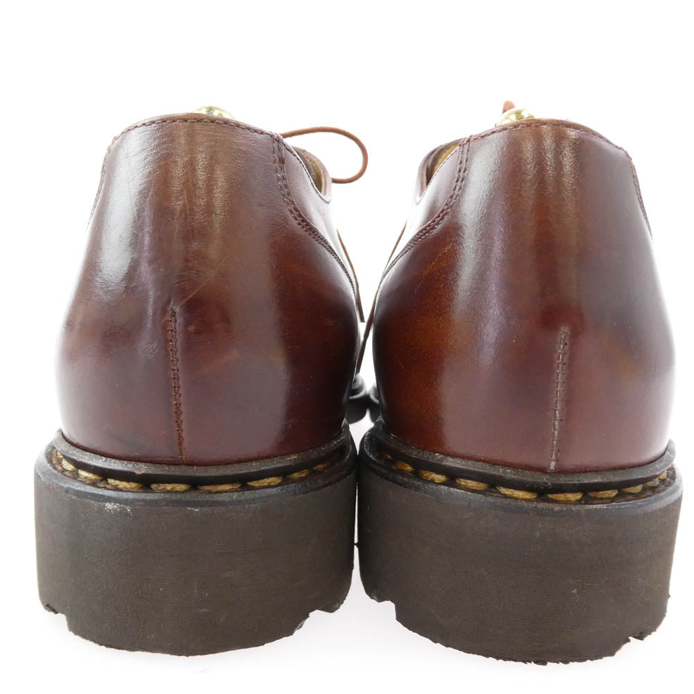 Paraboot パラブーツ 65119 フランス製 CHAMBORD シャンボード モックトゥ パラテックスソール レザー シューズ ダークブラウン系 8 F【美品】【中古】