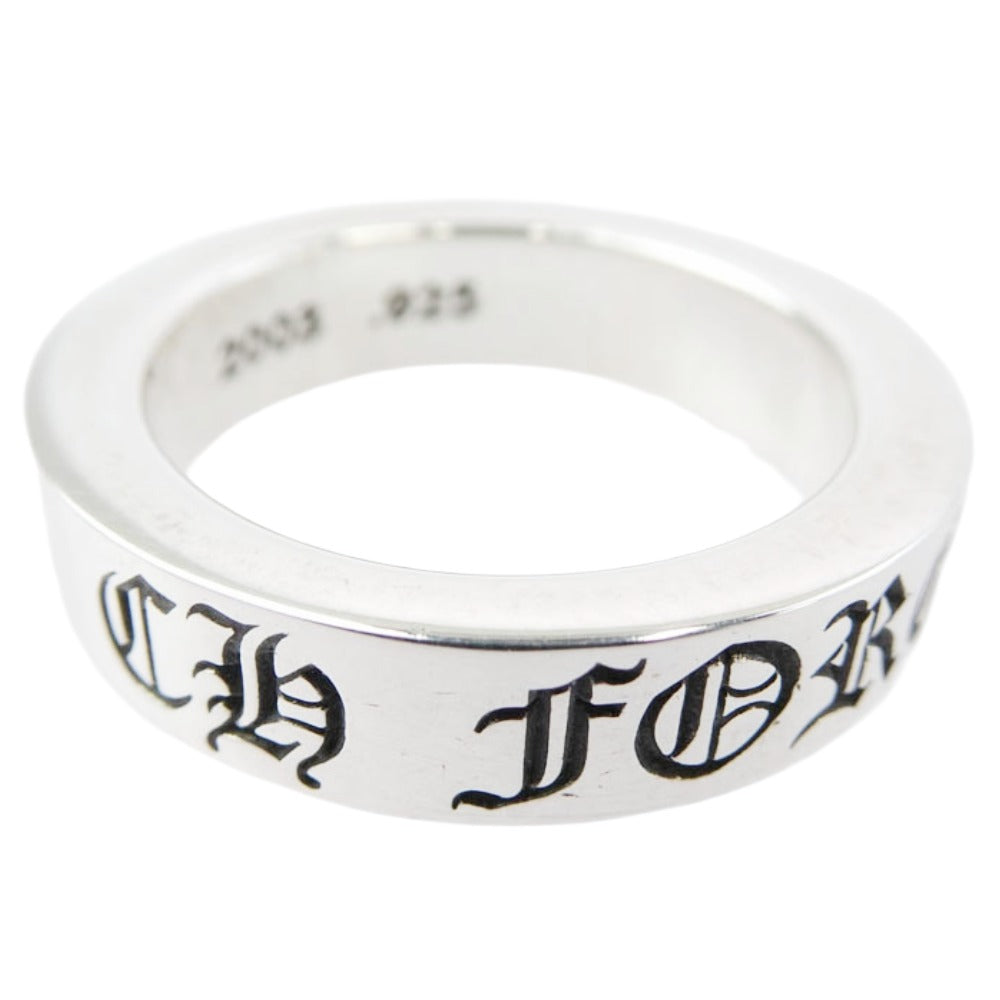 CHROME HEARTS クロムハーツ（原本無） 6mm SPACER FOREVER スペーサー フォーエバー シルバー リング シルバー系 24号【中古】