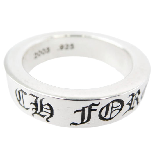 CHROME HEARTS クロムハーツ（原本無） 6mm SPACER FOREVER スペーサー フォーエバー シルバー リング シルバー系 24号【中古】