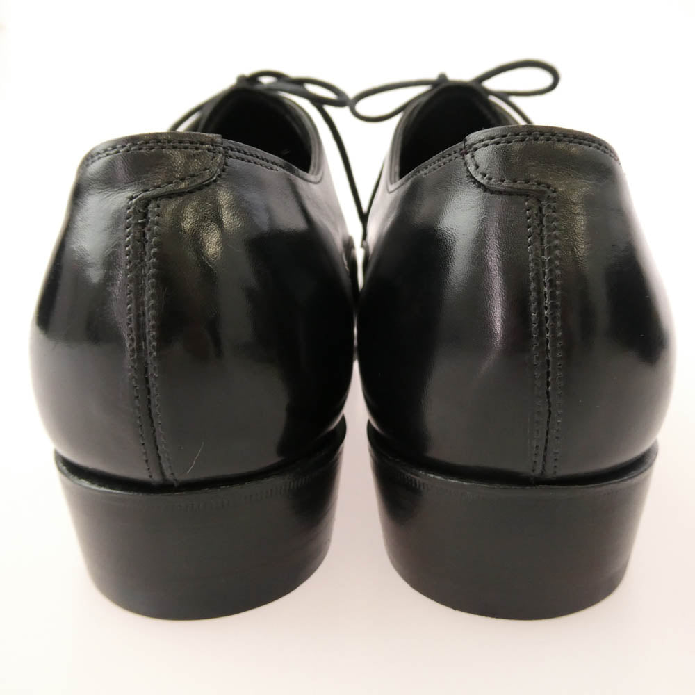 アンソニー クレバリー CV009 英国製 NAKAGAWA パンチドキャップトゥ ドレスシューズ 革靴 オリジナルシューキーパー付属 ブラック系 9【極上美品】【中古】