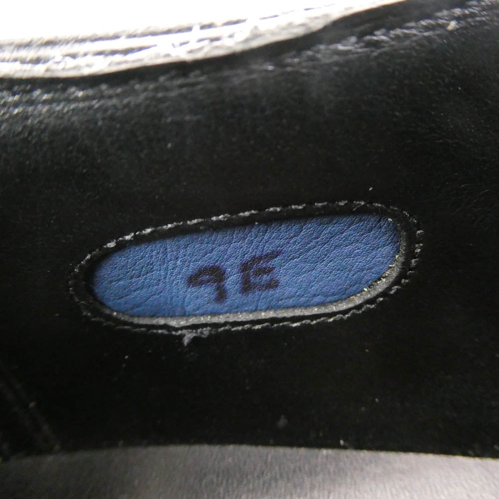 アンソニー クレバリー CV009 英国製 NAKAGAWA パンチドキャップトゥ ドレスシューズ 革靴 オリジナルシューキーパー付属 ブラック系 9【極上美品】【中古】