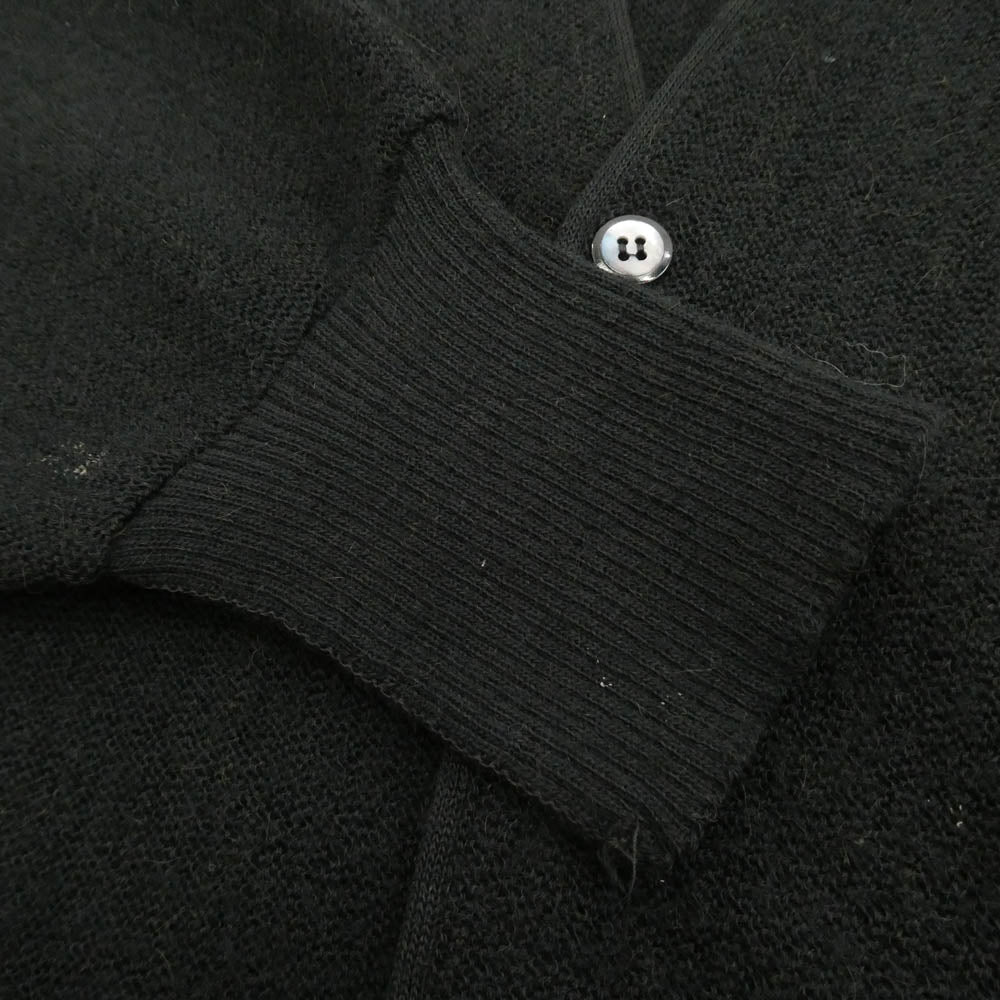 ピューリタン 60～70's Alpaca Wool Cardigan アルパカ ウール カーディガン ブラック系 L【中古】
