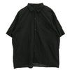 COMOLI コモリ Z01-02017 KHADI コットン 半袖オープンカラーシャツ 半袖シャツ ブラック系 2【中古】