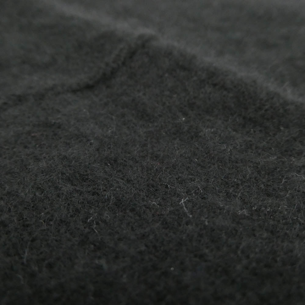 インディゴ エイエム CASHMERE GUERNSEY TOP カシミヤ ガンジー ニット ブラック系 46【中古】